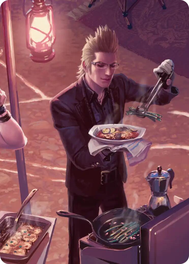 Campsite Cuisine Scene Art Card [FINAL FANTASY Art Series] - Card Brawlers