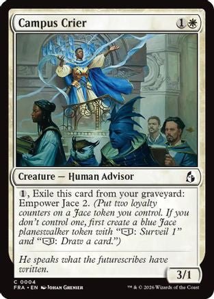 Campus Crier (FRA-004) - Reality Fracture - Card Brawlers