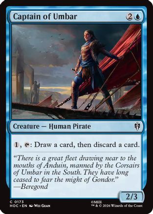 Captain of Umbar (HOC-173) - The Hobbit: Eternal-Legal - Card Brawlers
