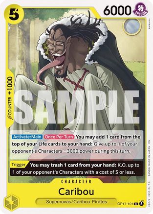 Caribou (OP17-101) - The World's Strongest Warriors - Card Brawlers