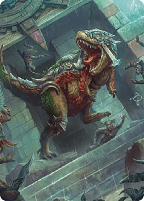 Carnage Tyrant Art Card [The Lost Caverns of Ixalan Art Series] - Card Brawlers