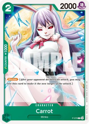 Carrot - P-070 (Reprint) (P-070) - Premium Booster -The Best- Vol. 2 - Card Brawlers