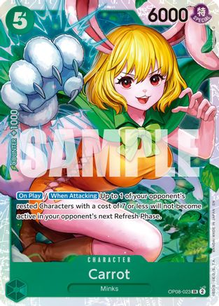 Carrot (Reprint) (OP08-023) - Premium Booster -The Best- Vol. 2 Foil - Card Brawlers
