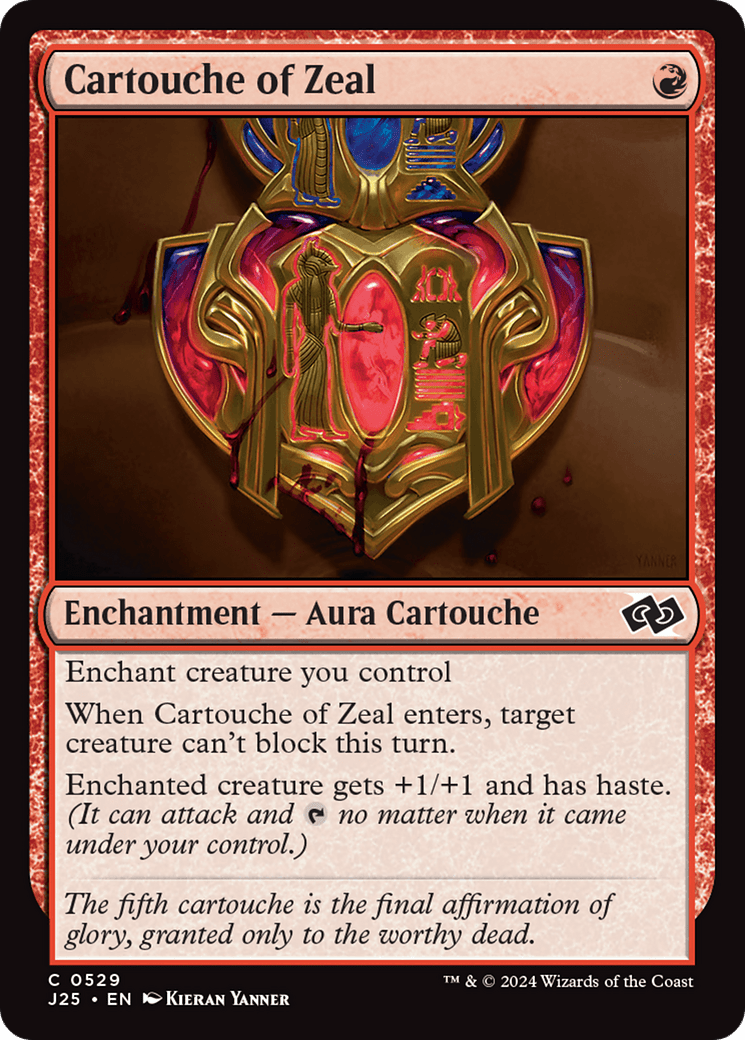 Cartouche of Zeal [Foundations Jumpstart] - Card Brawlers
