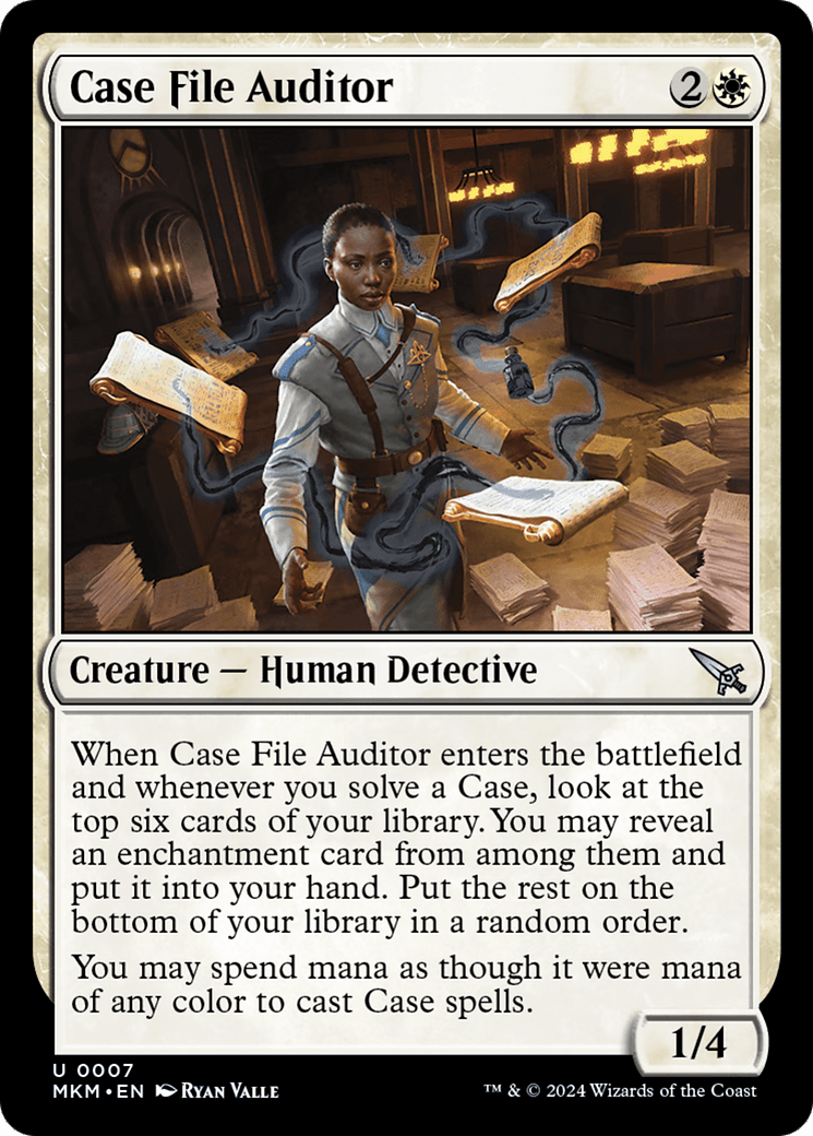 Case File Auditor (Black) [Murders at Karlov Manor] - Card Brawlers