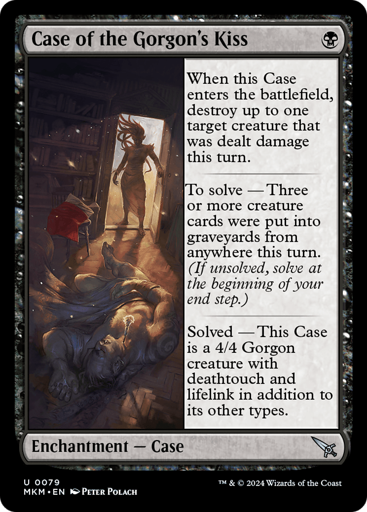 Case of the Gorgon's Kiss (Red) [Murders at Karlov Manor] - Card Brawlers
