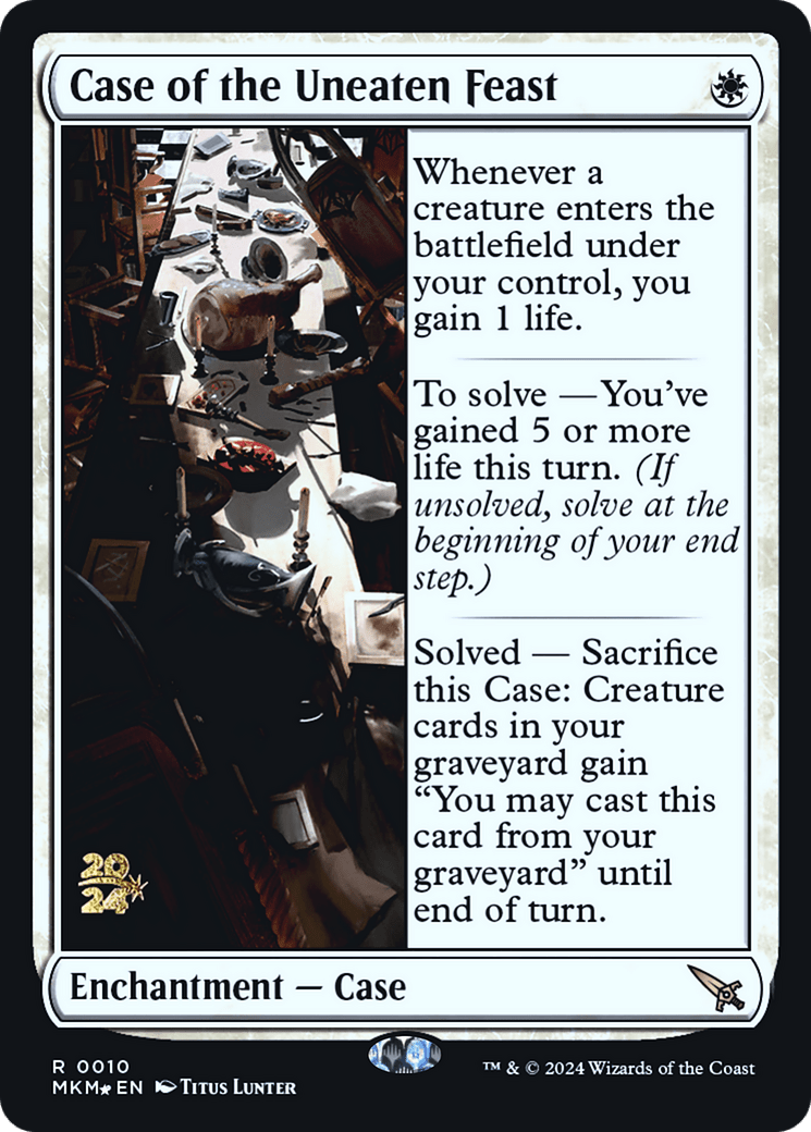 Case of the Uneaten Feast [Murders at Karlov Manor Prerelease Promos] - Card Brawlers