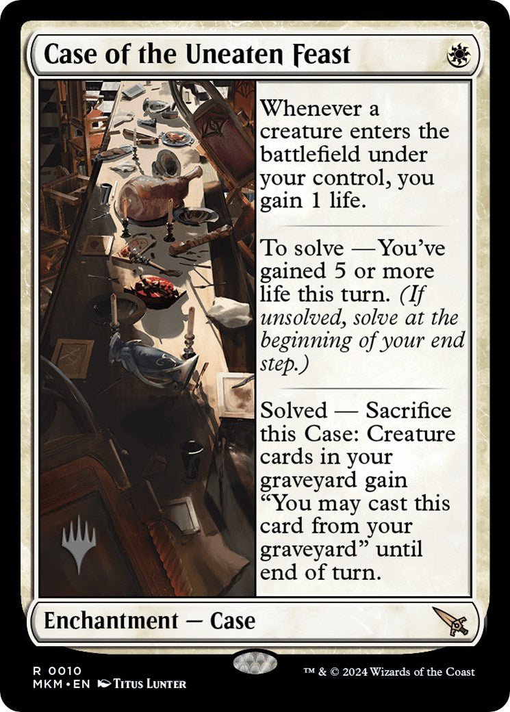 Case of the Uneaten Feast (Promo Pack) [Murders at Karlov Manor Promos] - Card Brawlers