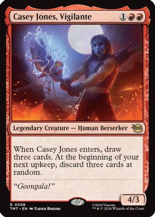 Casey Jones, Vigilante (TMT-088) - Teenage Mutant Ninja Turtles - Card Brawlers
