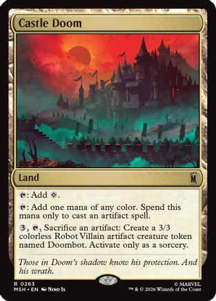 Castle Doom (MSH-263) - Marvel Super Heroes - Card Brawlers