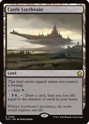 Castle Locthwain (FDC-299) - Commander: Foundations - Card Brawlers