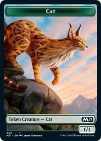 Cat (020) // Dog Double - Sided Token [Core Set 2021 Tokens] - Card Brawlers