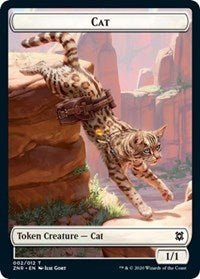 Cat // Hydra Double - Sided Token [Zendikar Rising Tokens] - Card Brawlers