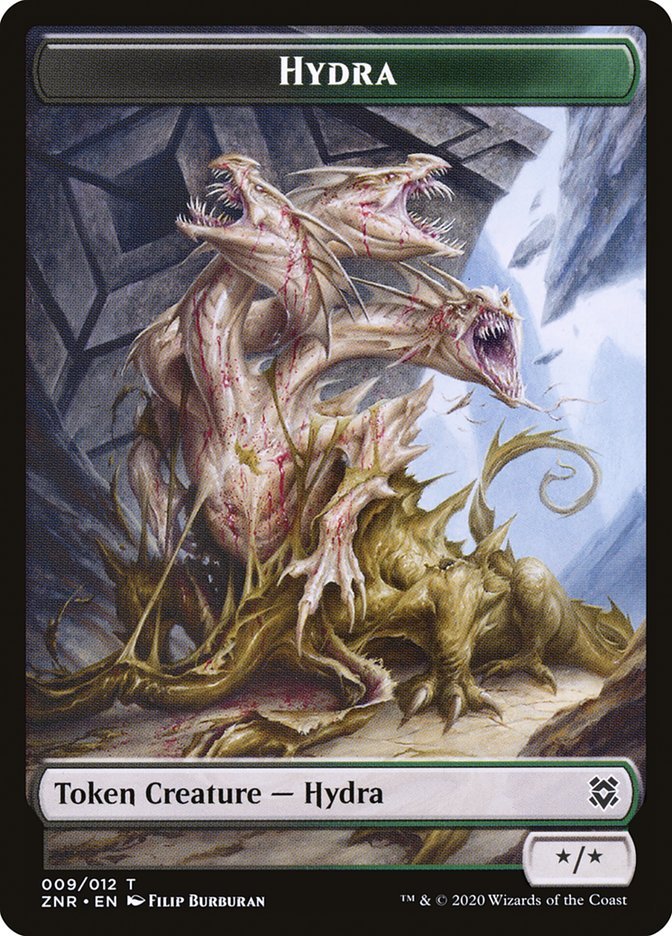 Cat // Hydra Double - Sided Token [Zendikar Rising Tokens] - Card Brawlers