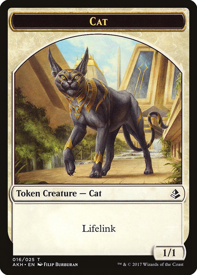 Cat Token [Amonkhet Tokens] - Card Brawlers