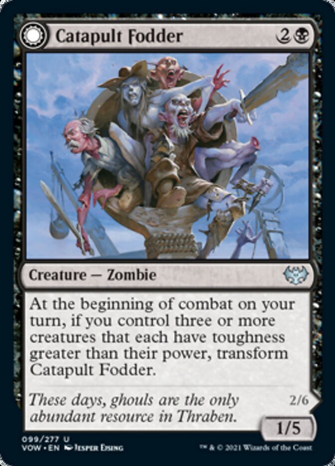 Catapult Fodder // Catapult Captain [Innistrad: Crimson Vow] - Card Brawlers