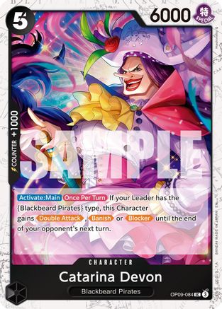 Catarina Devon (Pirate Foil) (OP09-084) - Premium Booster -The Best- Vol. 2 Foil - Card Brawlers