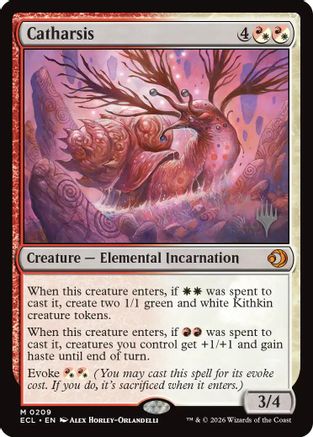 Catharsis (PPECL-209) - Promo Pack: Lorwyn Eclipsed - Card Brawlers
