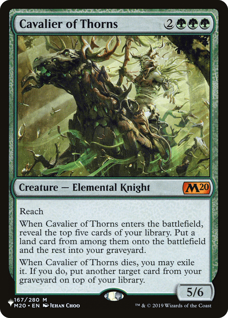 Cavalier of Thorns [The List] - Card Brawlers