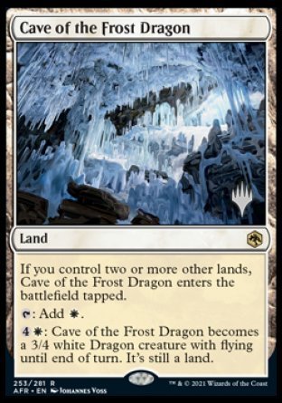 Cave of the Frost Dragon (Promo Pack) [Dungeons & Dragons: Adventures in the Forgotten Realms Promos] - Card Brawlers