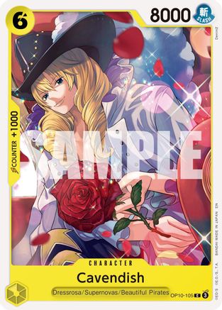 Cavendish - OP10-105 (Reprint) (OP10-105) - Premium Booster -The Best- Vol. 2 - Card Brawlers