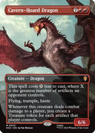 Cavern-Hoard Dragon (Borderless) (HOC-023) - The Hobbit: Eternal-Legal - Card Brawlers