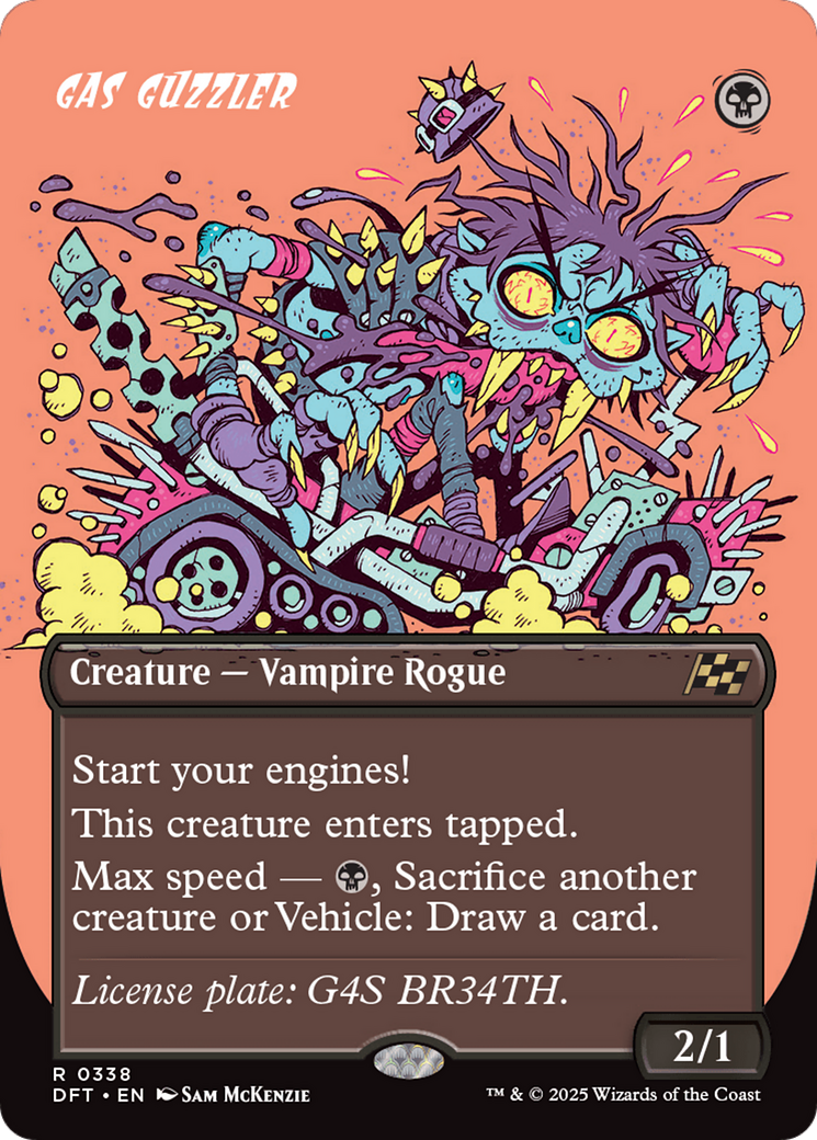 Gas Guzzler (Borderless) [Aetherdrift] - Magic: The Gathering - Card Brawlers | Quebec | Canada |