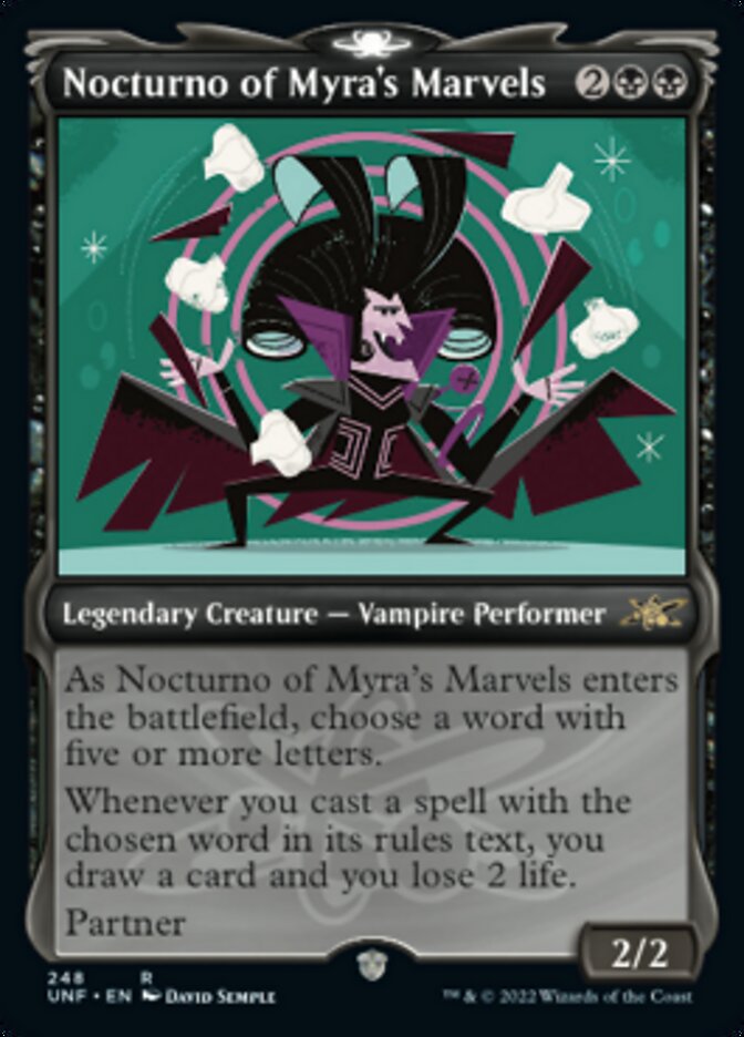 Nocturno of Myra's Marvels (Showcase) [Unfinity] - Magic: The Gathering - Card Brawlers | Quebec | Canada |