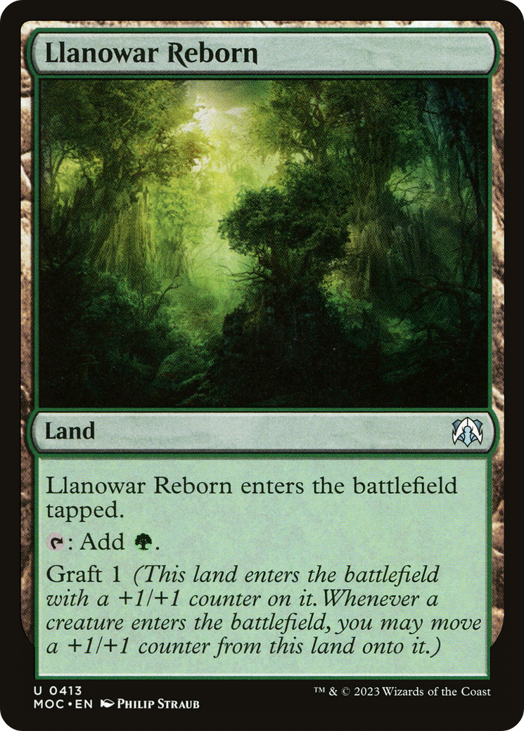 Llanowar Reborn [March of the Machine Commander] - Magic: The Gathering - Card Brawlers | Quebec | Canada |