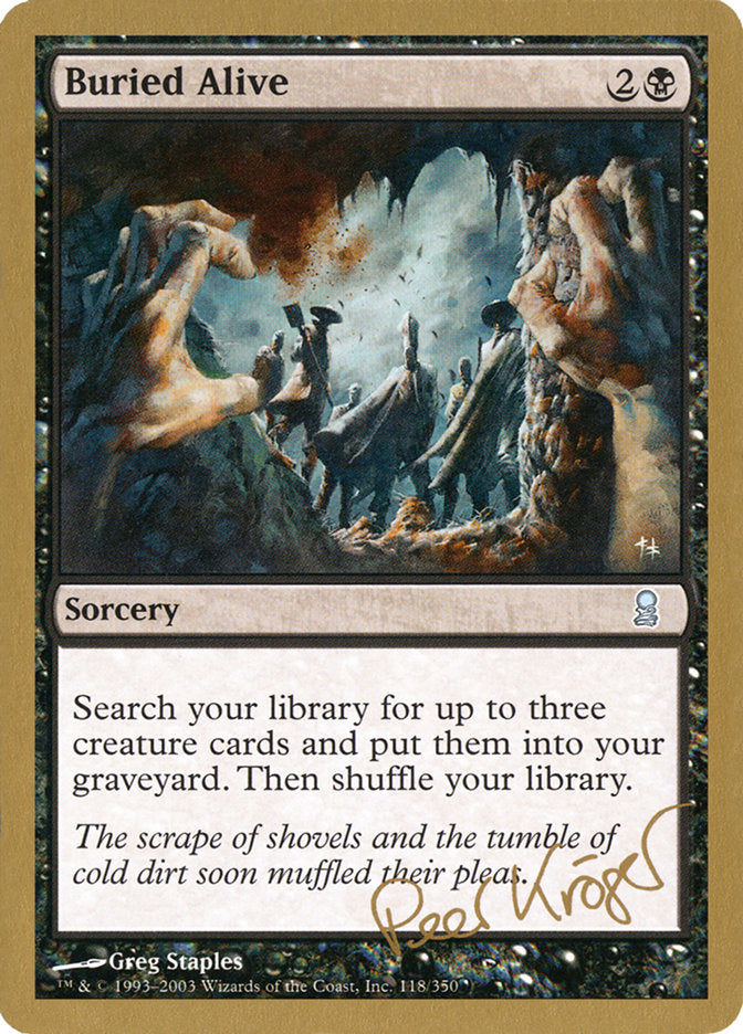 Buried Alive (Peer Kroger) [World Championship Decks 2003] - Magic: The Gathering - Card Brawlers | Quebec | Canada |