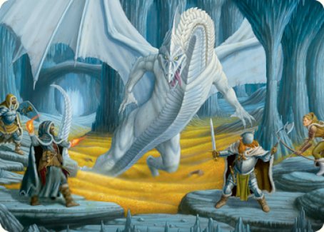 Cave of the Frost Dragon Art Card [Dungeons & Dragons: Adventures in the Forgotten Realms Art Series] - Magic: The Gathering - Card Brawlers | Quebec | Canada |