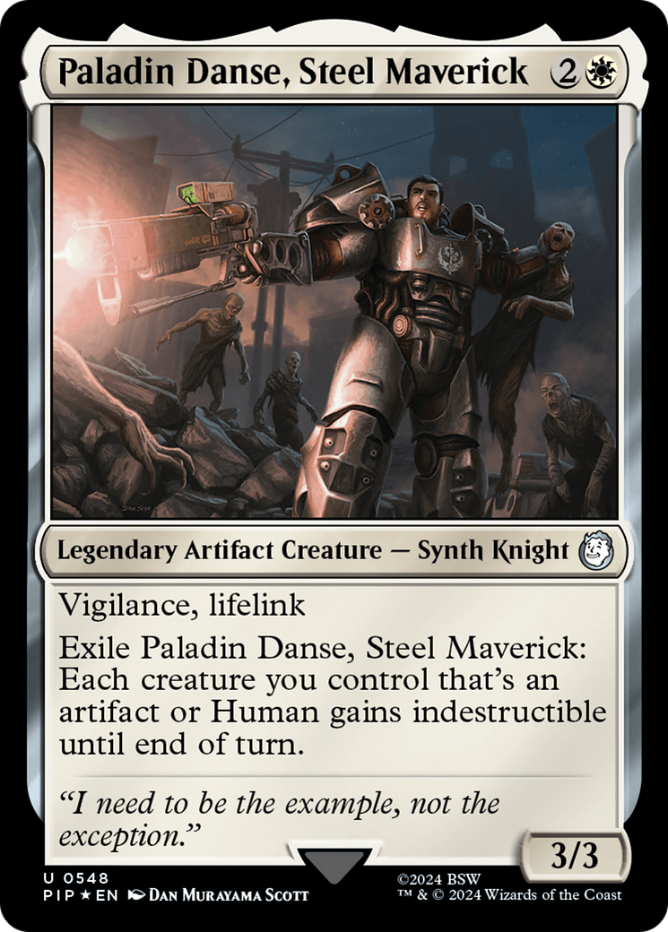 Paladin Danse, Steel Maverick (Surge Foil) [Fallout] - Magic: The Gathering - Card Brawlers | Quebec | Canada |