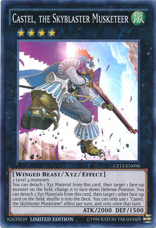 Castel, the Skyblaster Musketeer [CT12-EN006] Super Rare - Yu-Gi-Oh! - Card Brawlers | Quebec | Canada |