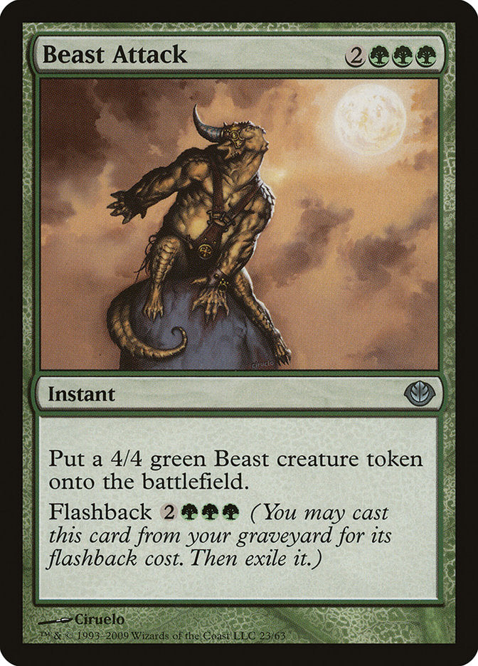 Beast Attack [Duel Decks: Garruk vs. Liliana] - Magic: The Gathering - Card Brawlers | Quebec | Canada |