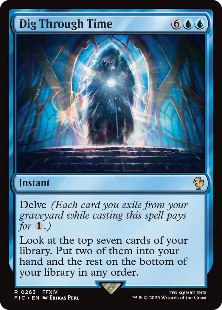 Dig Through Time [FINAL FANTASY Commander] - Magic: The Gathering - Card Brawlers | Quebec | Canada |