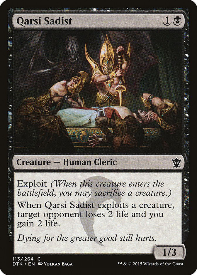 Qarsi Sadist [Dragons of Tarkir] - Magic: The Gathering - Card Brawlers | Quebec | Canada |
