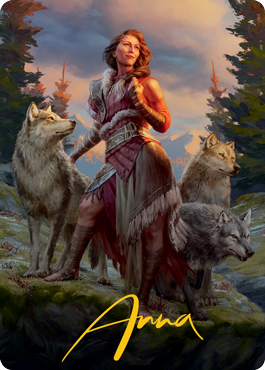 Arlinn, the Pack's Hope 1 Art Card (Gold-Stamped Signature) [Innistrad: Midnight Hunt Art Series] - Magic: The Gathering - Card Brawlers | Quebec | Canada |
