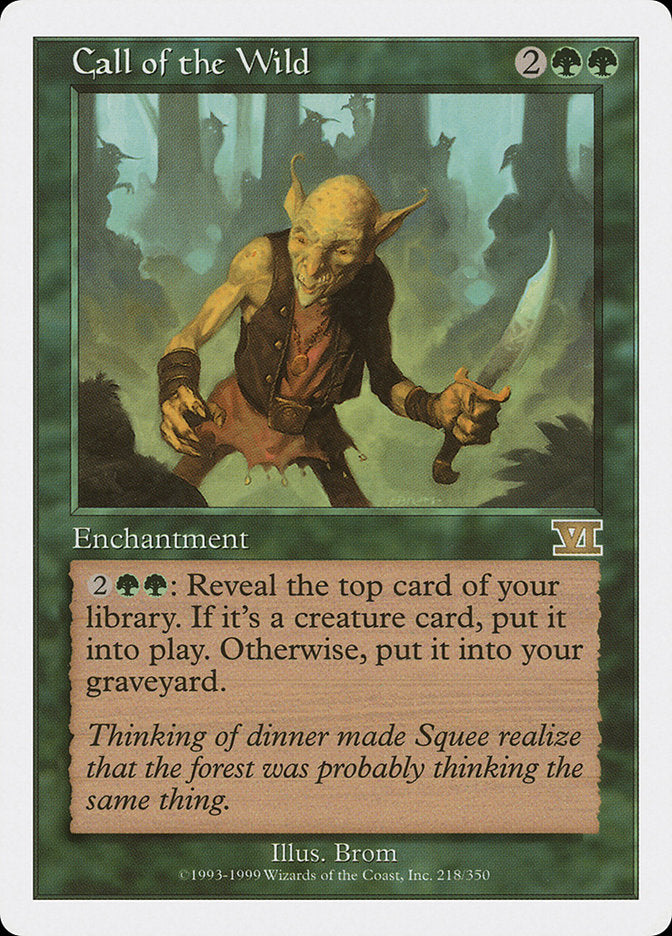 Call of the Wild [Classic Sixth Edition] - Magic: The Gathering - Card Brawlers | Quebec | Canada |
