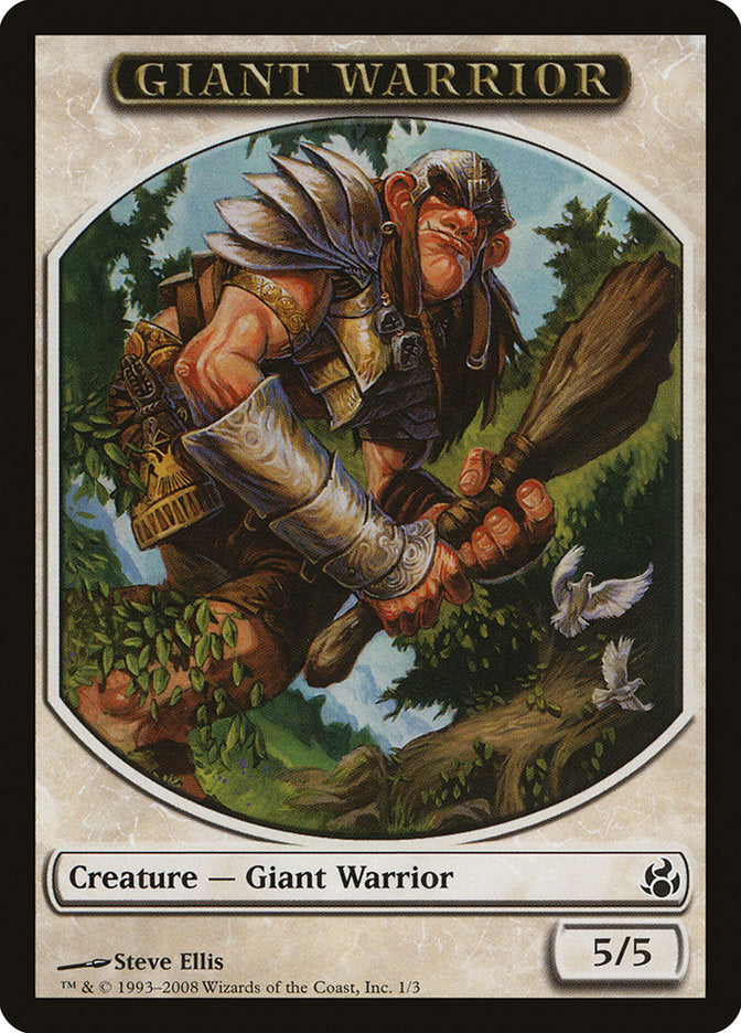 Giant Warrior Token [Morningtide Tokens] - Magic: The Gathering - Card Brawlers | Quebec | Canada |
