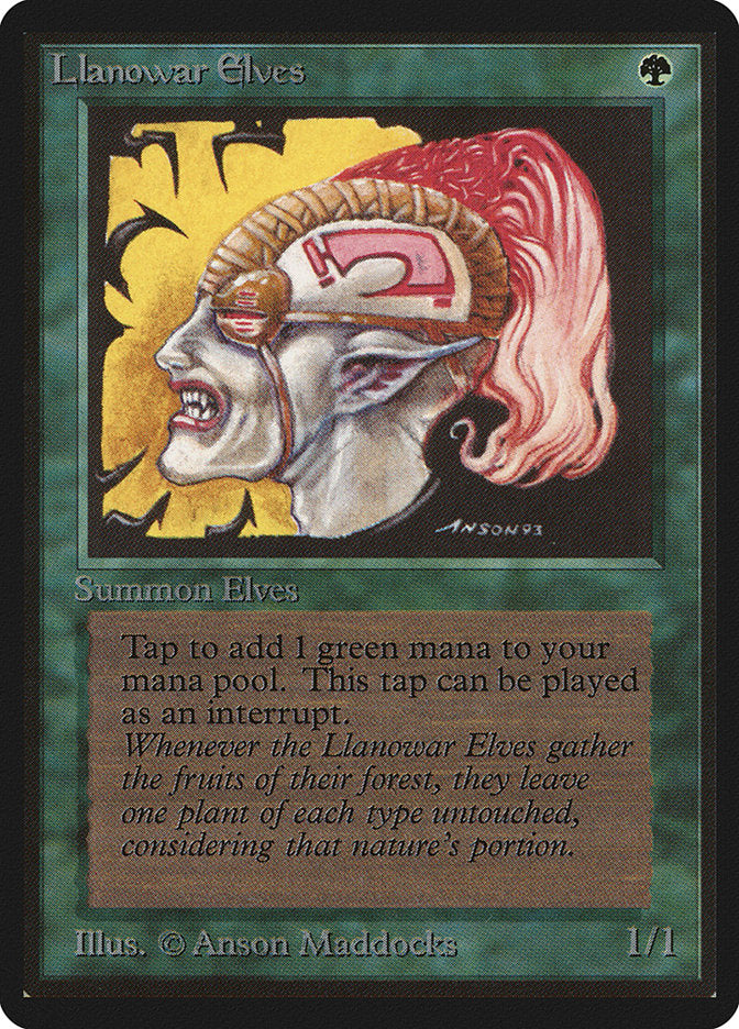 Llanowar Elves [Beta Edition] - Magic: The Gathering - Card Brawlers | Quebec | Canada |