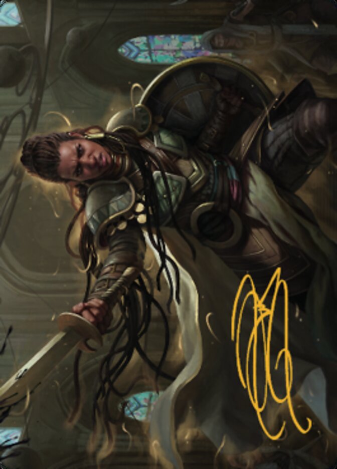 Shanna, Purifying Blade Art Card 1 (Gold-Stamped Signature) [Dominaria United Art Series] - Magic: The Gathering - Card Brawlers | Quebec | Canada |