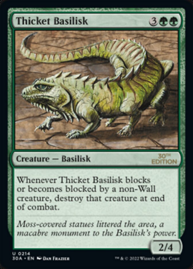 Thicket Basilisk [30th Anniversary Edition] - Magic: The Gathering - Card Brawlers | Quebec | Canada |