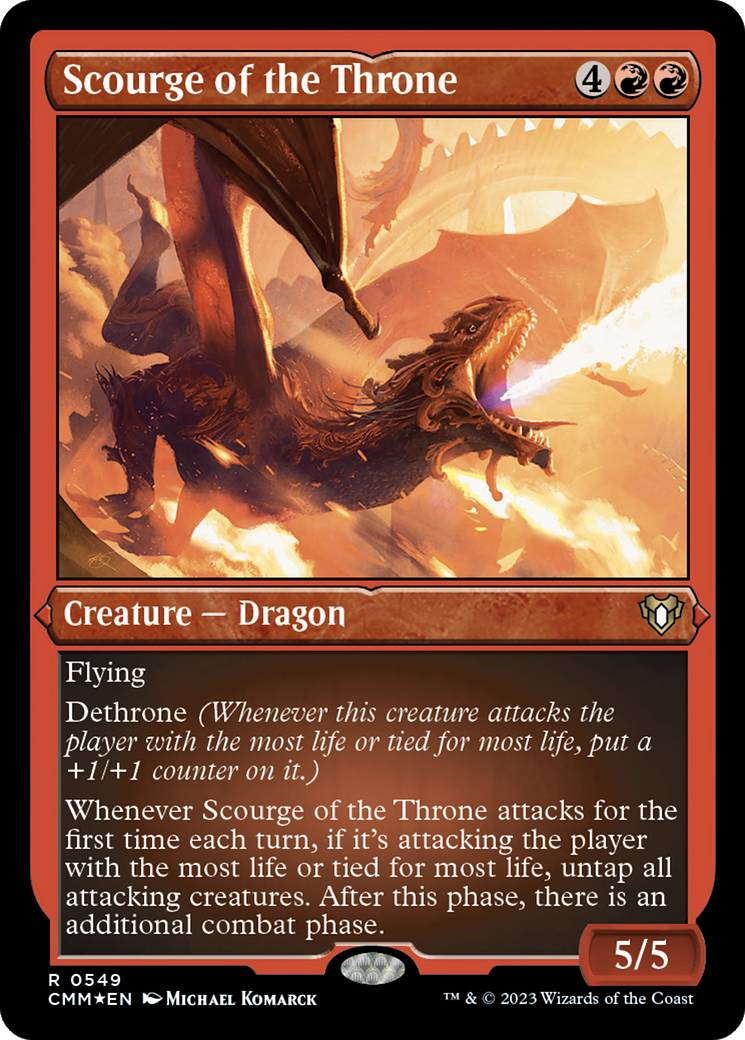 Scourge of the Throne (Foil Etched) [Commander Masters] - Magic: The Gathering - Card Brawlers | Quebec | Canada |