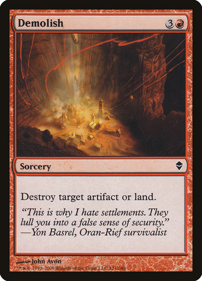 Demolish [Zendikar] - Magic: The Gathering - Card Brawlers | Quebec | Canada |