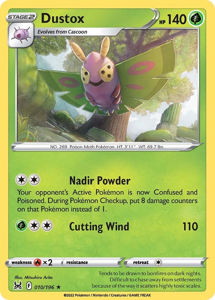 Dustox (010/196) [Sword & Shield: Lost Origin] - Pokémon - Card Brawlers | Quebec | Canada |