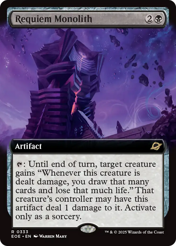 Requiem Monolith (Extended Art) [Edge of Eternities] - Magic: The Gathering - Card Brawlers | Quebec | Canada |
