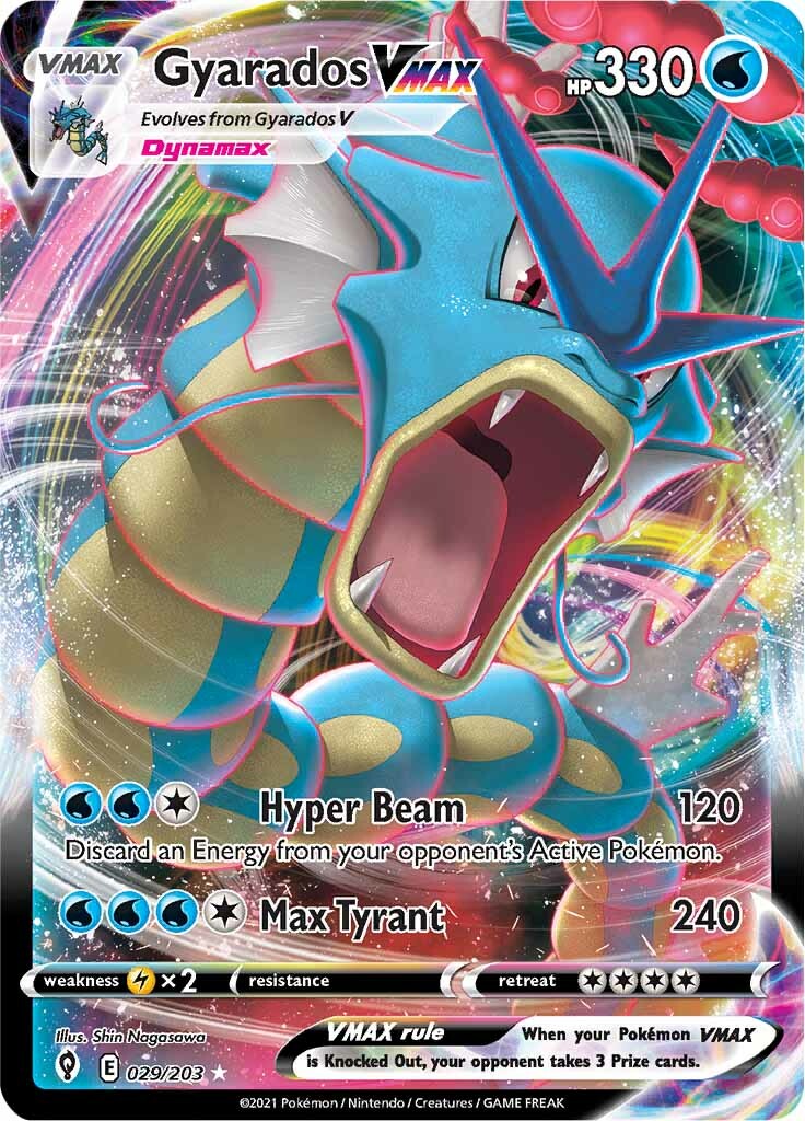 Gyarados VMAX (029/203) [Sword & Shield: Evolving Skies] - Pokémon - Card Brawlers | Quebec | Canada |