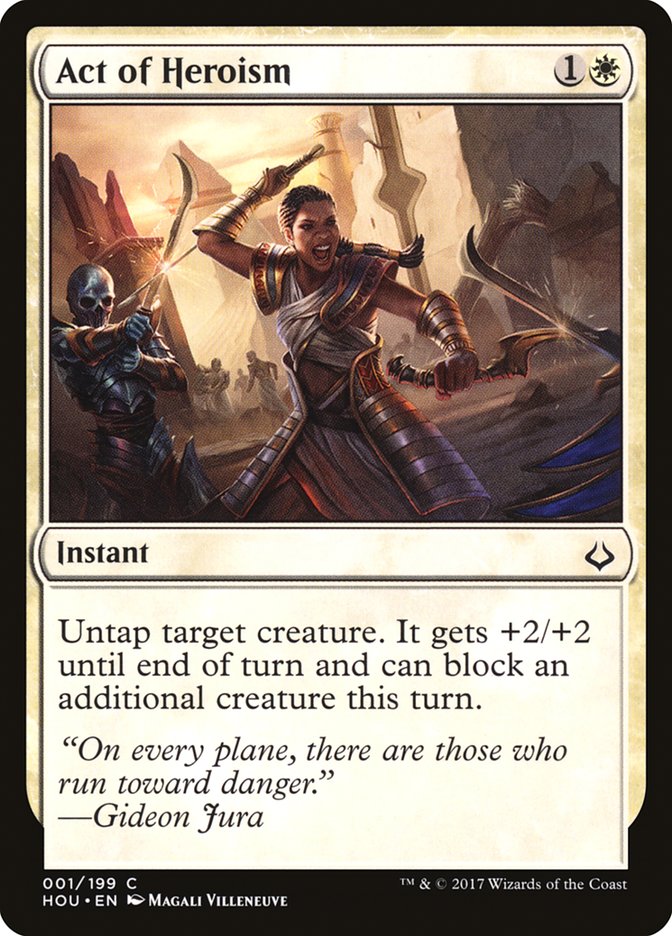 Act of Heroism [Hour of Devastation] - Magic: The Gathering - Card Brawlers | Quebec | Canada |