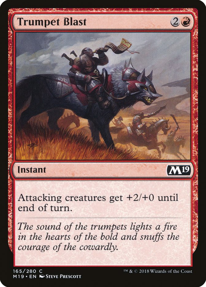 Trumpet Blast [Core Set 2019] - Magic: The Gathering - Card Brawlers | Quebec | Canada |