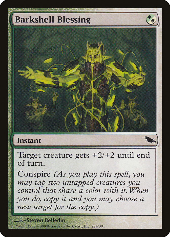 Barkshell Blessing [Shadowmoor] - Magic: The Gathering - Card Brawlers | Quebec | Canada |